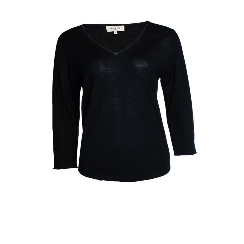 Paul & Joe, black v neck top